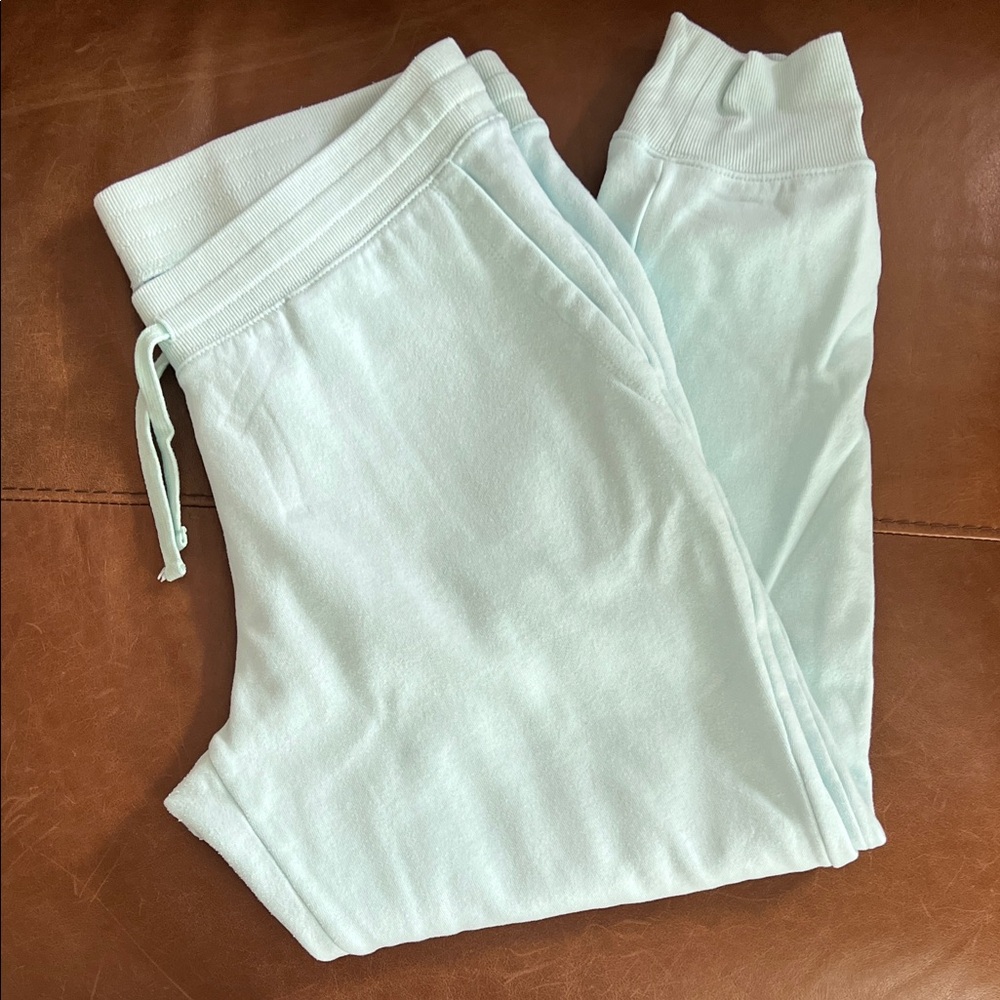 LARGE Amazon Essentials Aqua Mint Green Sweatpants